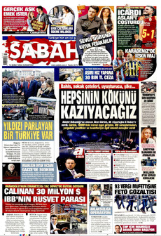 SABAH 14 Şubat 2026 gazete manşeti
