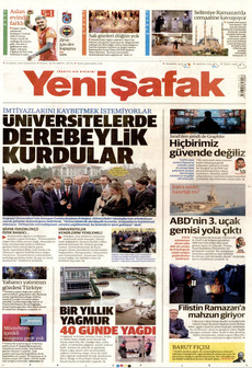 YENİ ŞAFAK 14 Şubat 2026 gazete manşeti