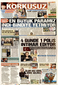 KORKUSUZ 14 Şubat 2026 gazete manşeti