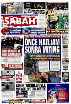 SABAH 15 Şubat 2026 gazete manşeti