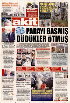 YENİ AKİT 15 Şubat 2026 gazete manşeti