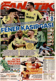FANATİK 15 Şubat 2026 gazete manşeti