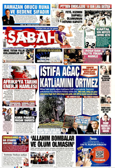SABAH 16 Şubat 2026 gazete manşeti