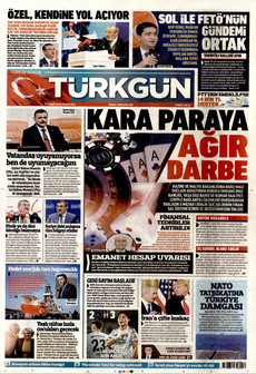 TÜRKGÜN 16 Şubat 2026 gazete manşeti