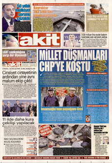 YENİ AKİT 16 Şubat 2026 gazete manşeti