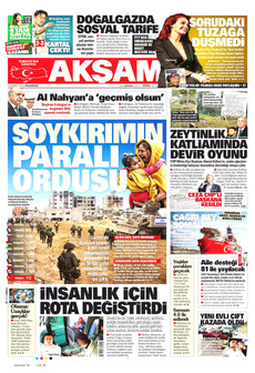 AKŞAM 16 Şubat 2026 gazete manşeti