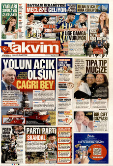 TAKVİM 16 Şubat 2026 gazete manşeti