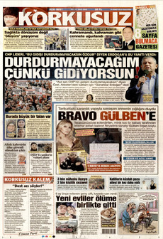 KORKUSUZ 16 Şubat 2026 gazete manşeti