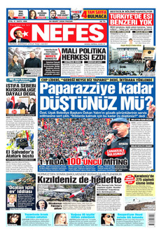 NEFES 29 Mart 2026 gazete manşeti