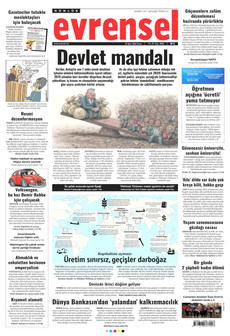 EVRENSEL 29 Mart 2026 gazete manşeti