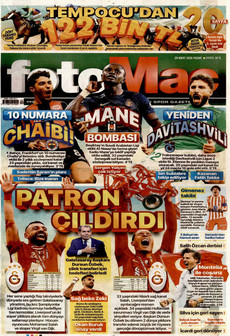 FOTOMAÇ 29 Mart 2026 gazete manşeti