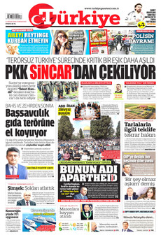 TÜRKİYE GAZETESİ 11 Nisan 2026 gazete manşeti