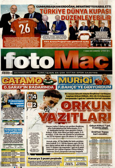 FOTOMAÇ 11 Nisan 2026 gazete manşeti