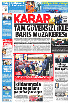 KARAR 12 Nisan 2026 gazete manşeti