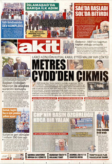 YENİ AKİT 12 Nisan 2026 gazete manşeti