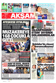 AKŞAM 12 Nisan 2026 gazete manşeti
