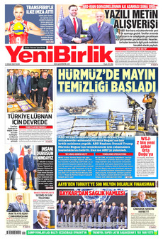 YENİBİRLİK 12 Nisan 2026 gazete manşeti