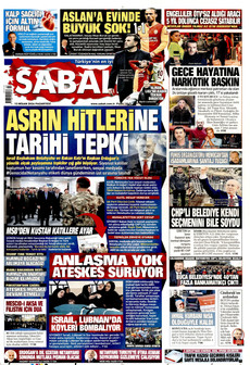 SABAH 13 Nisan 2026 gazete manşeti