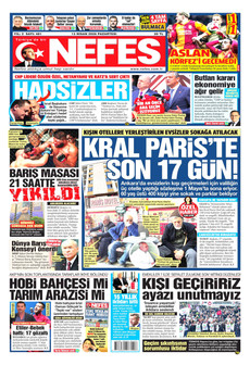 NEFES 13 Nisan 2026 gazete manşeti