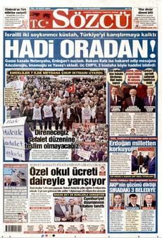 SÖZCÜ 13 Nisan 2026 gazete manşeti