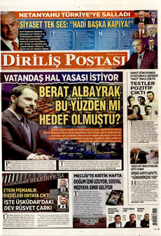 DİRİLİŞ POSTASI 13 Nisan 2026 gazete manşeti