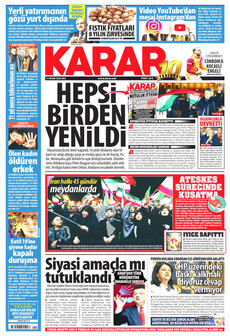 KARAR 14 Nisan 2026 gazete manşeti
