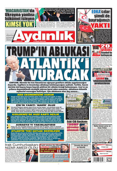 AYDINLIK GAZETESİ 14 Nisan 2026 gazete manşeti