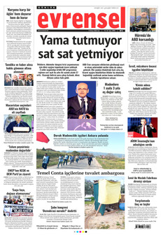EVRENSEL 14 Nisan 2026 gazete manşeti