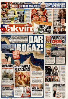 TAKVİM 14 Nisan 2026 gazete manşeti
