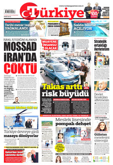 TÜRKİYE GAZETESİ 15 Nisan 2026 gazete manşeti