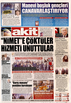 YENİ AKİT 15 Nisan 2026 gazete manşeti
