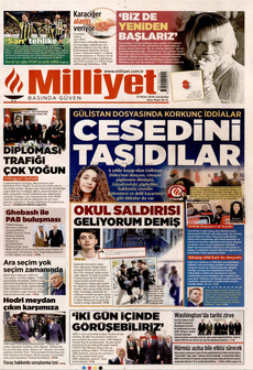 MİLLİYET 15 Nisan 2026 gazete manşeti