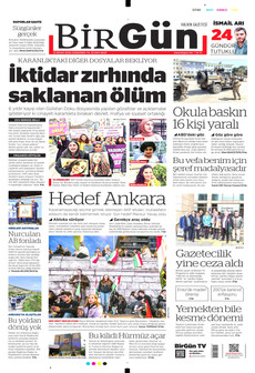 BİRGÜN 15 Nisan 2026 gazete manşeti