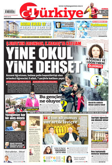 TÜRKİYE GAZETESİ 16 Nisan 2026 gazete manşeti