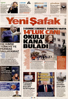 YENİ ŞAFAK 16 Nisan 2026 gazete manşeti