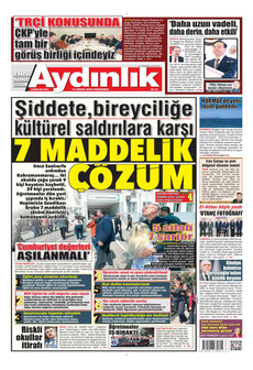 AYDINLIK GAZETESİ 16 Nisan 2026 gazete manşeti