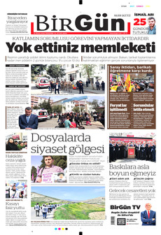 BİRGÜN 16 Nisan 2026 gazete manşeti