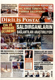 DİRİLİŞ POSTASI 16 Nisan 2026 gazete manşeti