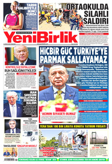 YENİBİRLİK 16 Nisan 2026 gazete manşeti