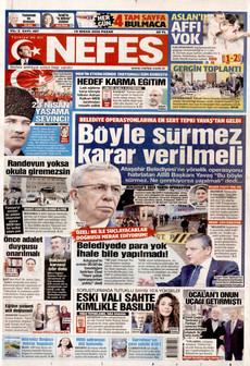 NEFES 19 Nisan 2026 gazete manşeti