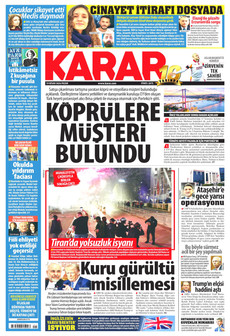 KARAR 19 Nisan 2026 gazete manşeti