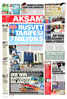 AKŞAM 19 Nisan 2026 gazete manşeti