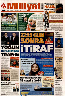 MİLLİYET 19 Nisan 2026 gazete manşeti