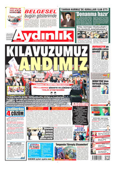 AYDINLIK GAZETESİ 19 Nisan 2026 gazete manşeti