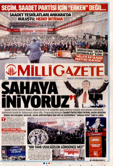 MİLLİ GAZETE 20 Nisan 2026 gazete manşeti
