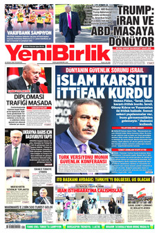YENİBİRLİK 20 Nisan 2026 gazete manşeti