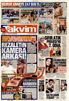 TAKVİM 20 Nisan 2026 gazete manşeti