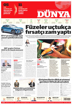 DÜNYA 20 Nisan 2026 gazete manşeti