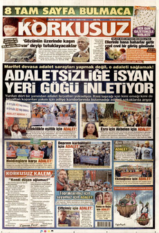 KORKUSUZ 20 Nisan 2026 gazete manşeti