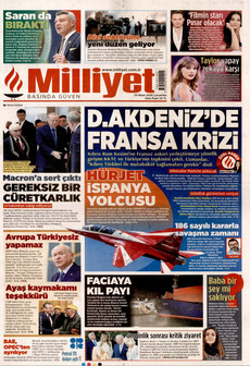 MİLLİYET 29 Nisan 2026 gazete manşeti